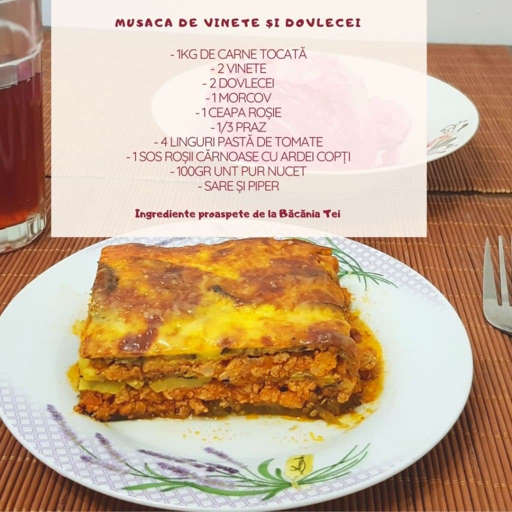 Sănătate și prospețime de la Băcănia Tei! 13 Musaca de vinete