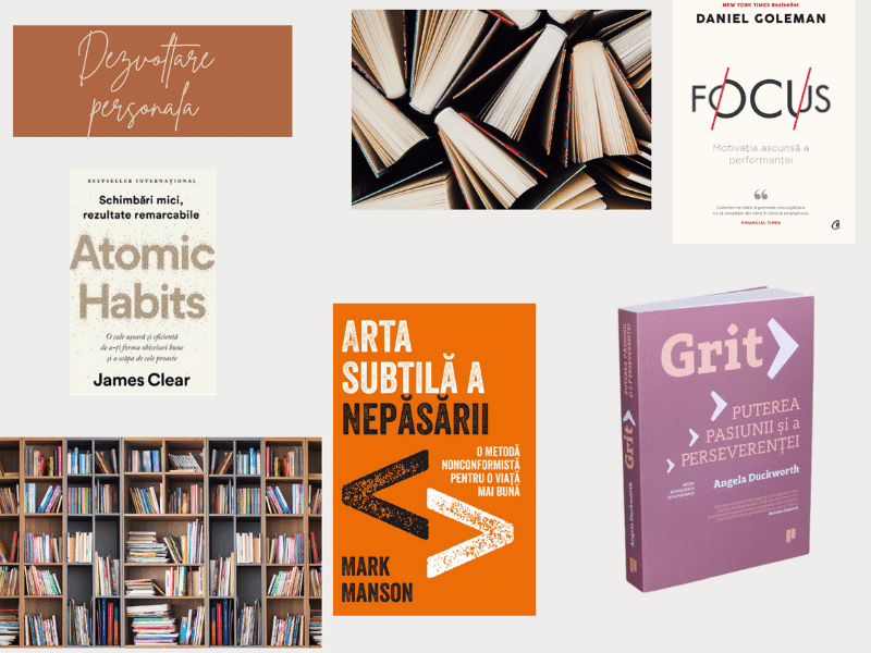 Cărți non-ficțiune care m-au inspirat să fiu o versiune mai bună a mea (Guest post - Diana Gole) 3 Cărți de dezvoltare personala