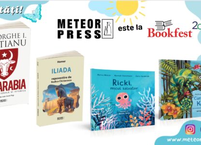 Dusă cu cartea și Editura Meteor Press la Bookfest 2024